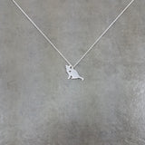 Cat Silver Necklace