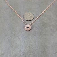 Compass Rose Gold Necklace