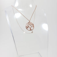Tree Of Life Rose Gold Necklace