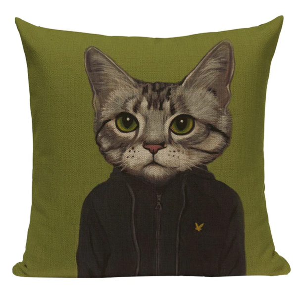 Cat Turtleneck Pillow CAT4