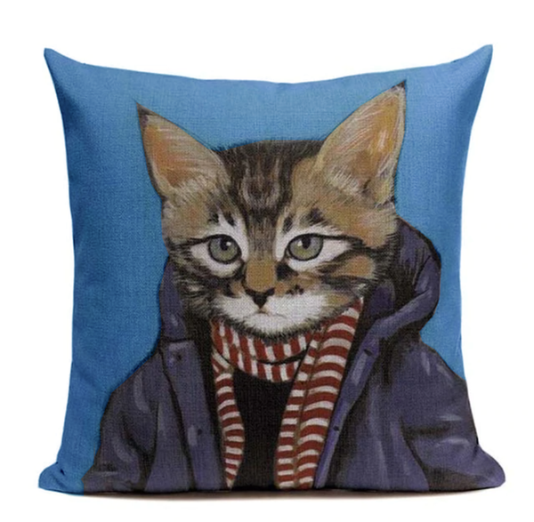 Cat Scarf Jacket Pillow CAT5