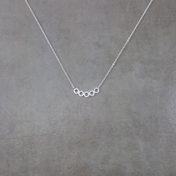 Circles Series Silver Necklace