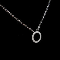 Circle Karma Silver Necklace