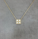 Dice Gold Necklace