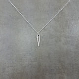 Icicle Silver Necklace