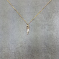 Icicle Gold Necklace