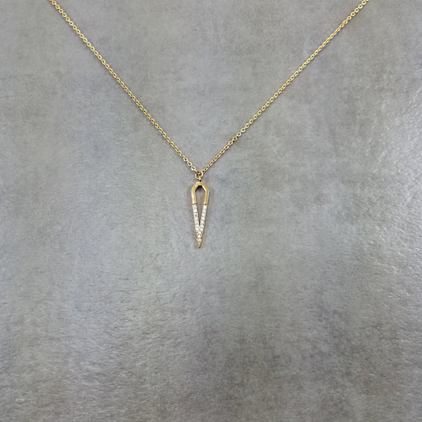 Icicle Gold Necklace