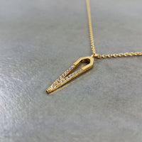 Icicle Gold Necklace