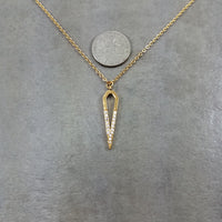 Icicle Gold Necklace