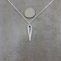 Icicle Silver Necklace