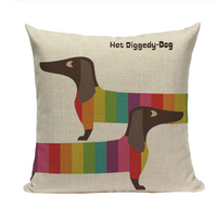 Hot Diggedy-Dog Pillow DOG8