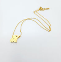 Elephant Baby Gold Necklace