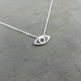 All-Seeing Eye Silver Necklace