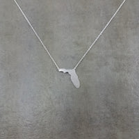 Florida State Silver Necklace