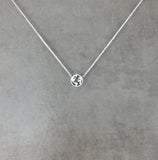Globe World Silver Necklace