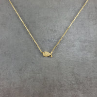 Goldfish Gold Necklace