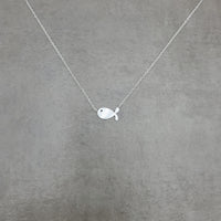 Goldfish Silver Necklace