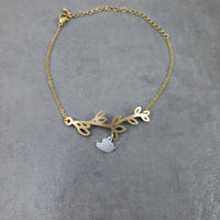 Bird and Branch Gold Bracelet