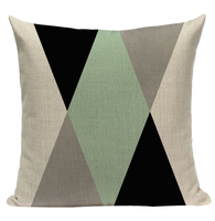 Green Pattern Pillow GG1