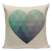 Green Heart Pillow GG4