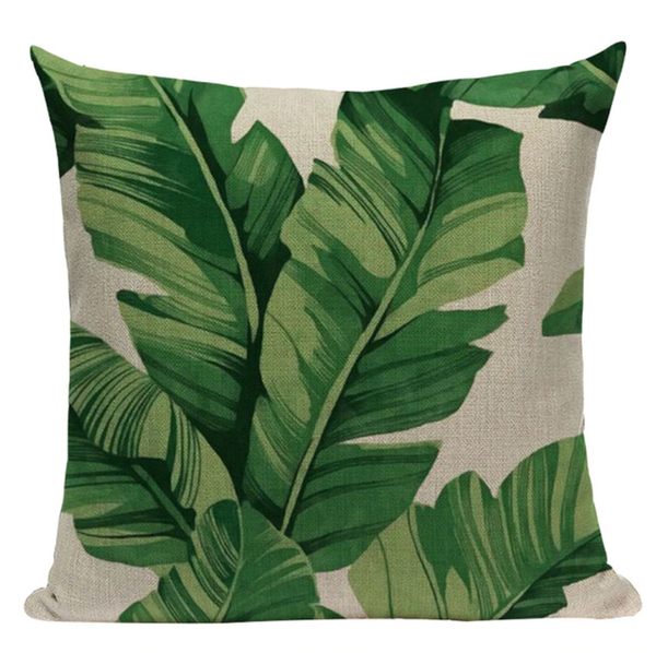 Green Leaf Rainforest Pillow Cover GL2