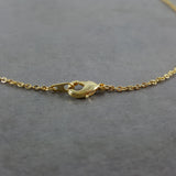 Bicycle Gold Necklace