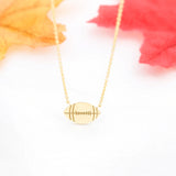 Football Gold Necklace