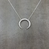 Horn Silver Necklace