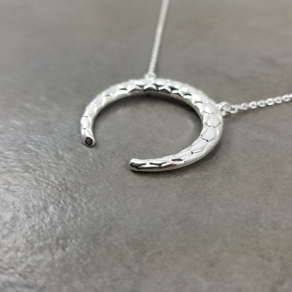 Horn Silver Necklace - Womens Fashion Jewelry – Lil Pepper Jewelry