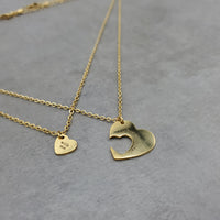 I Carry Your Heart With Me Gold Necklace