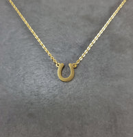 Horseshoe Gold Necklace