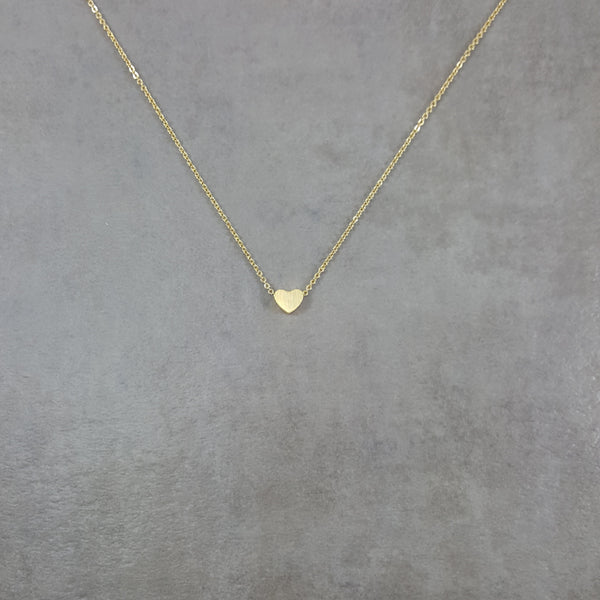 Heart Tiny Gold Necklace