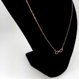 Infinity Rose Gold Necklace