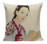 Japanese Geisha Book Pillow JP13