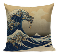 Pug Ocean Waves Pillow JP15