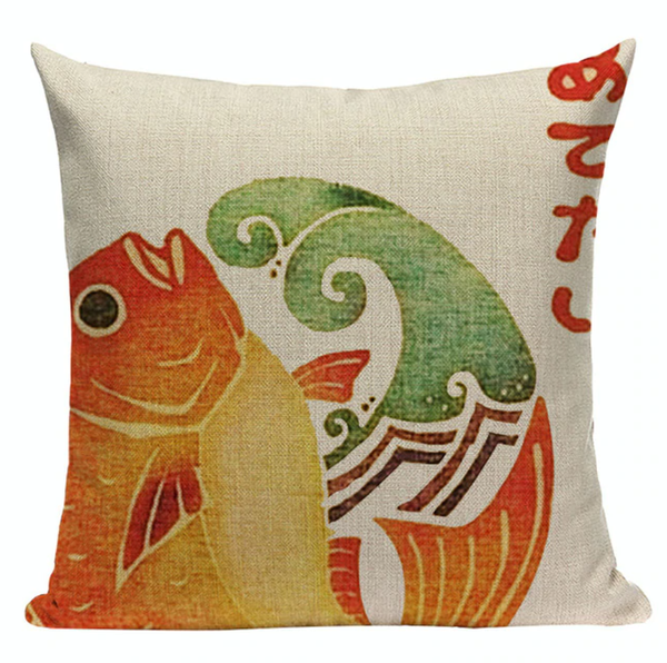 Koi Fish Pillow Cover JP32