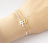 Star of David Gold Bracelet