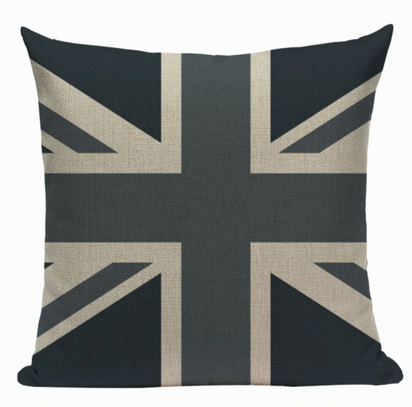 United Kingdom Flag Heart Pillow Cover L16