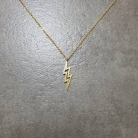 Copy of Lightning Bolt Gold Necklace