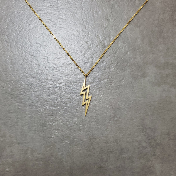 Copy of Lightning Bolt Gold Necklace