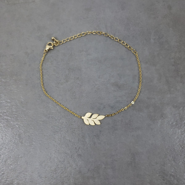 Laurel Wreath Gold Bracelet