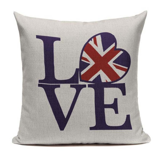 Love Britain Pillow Cover L1