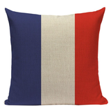 French Flag Pillow Cover L20
