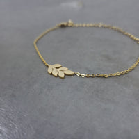 Laurel Wreath Gold Bracelet