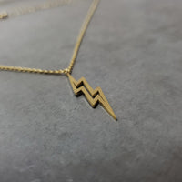 Copy of Lightning Bolt Gold Necklace