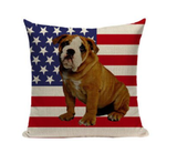 American Bulldog Pillow Cover L41