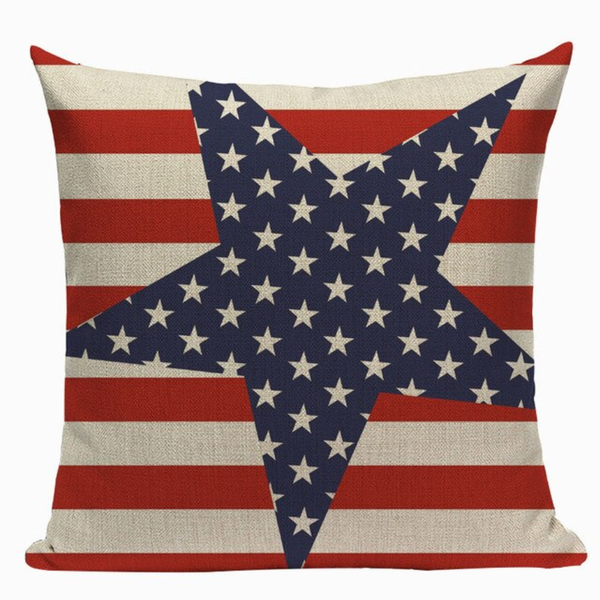 Stars and Stripes Pillow Cover L7