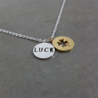 Lucky Irish Silver Necklace