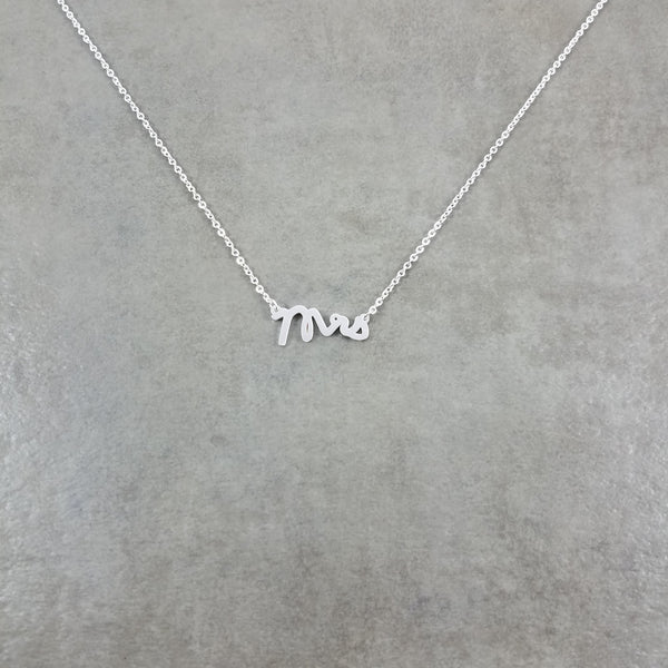 Mrs. Silver Necklace