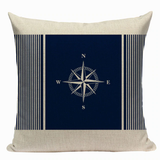 Nautical Compass Pillow N4